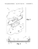 ABSORBENT ARTICLE INCLUDING AN ABSORBENT CORE LAYER HAVING A MATERIAL FREE     ZONE AND A TRANSFER LAYER ARRANGED BELOW THE ABSORBENT CORE LAYER diagram and image