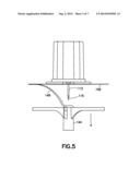 Single Step Removal of Cannula Guard and Adhesive Liner in Medical Device diagram and image