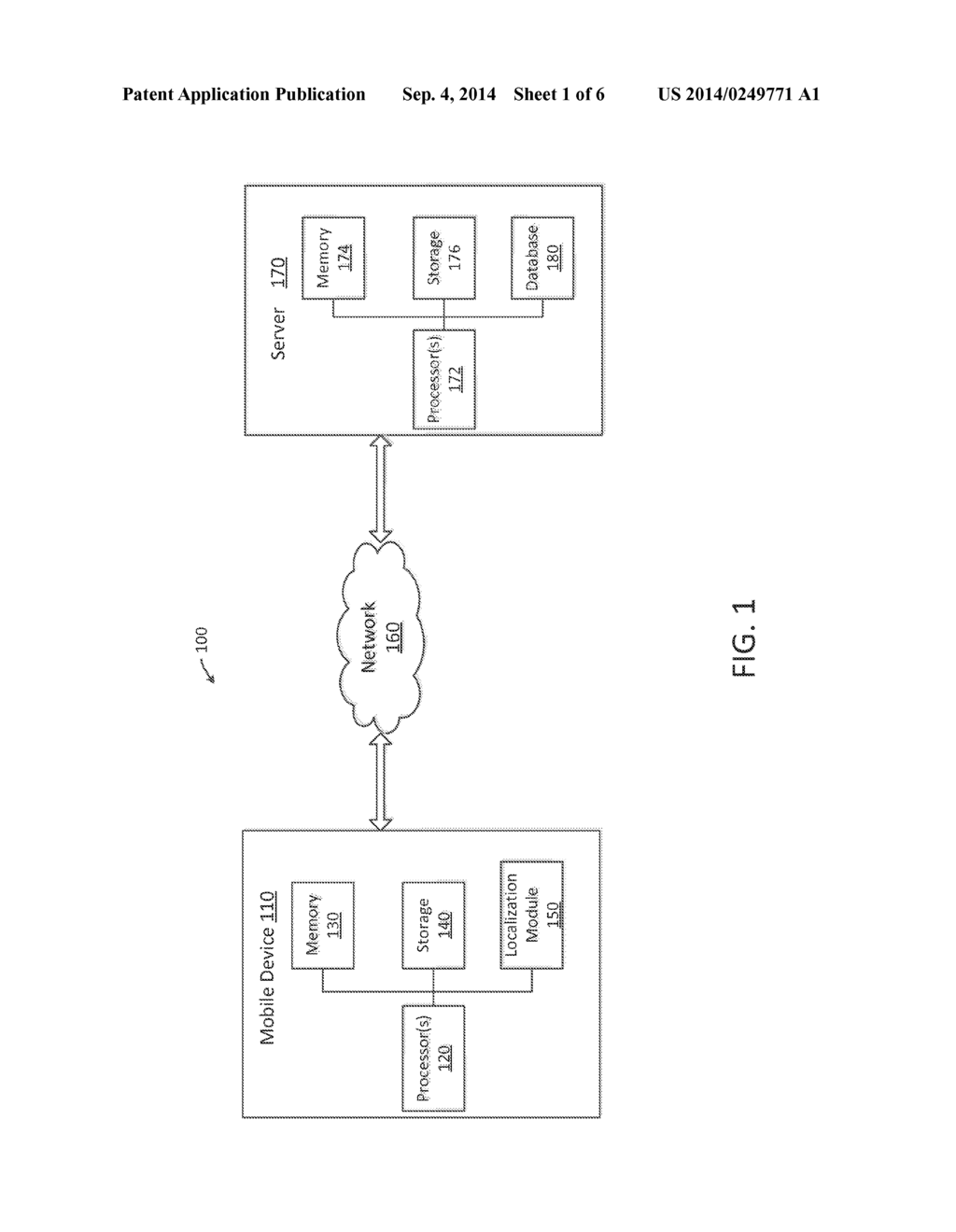 LOCATION ESTIMATION USING A MOBILE DEVICE - diagram, schematic, and image 02