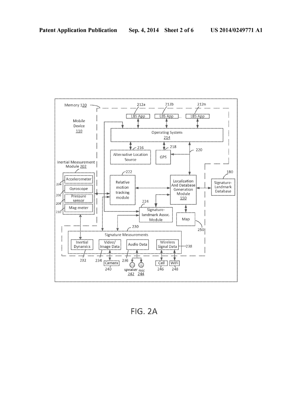 LOCATION ESTIMATION USING A MOBILE DEVICE - diagram, schematic, and image 03