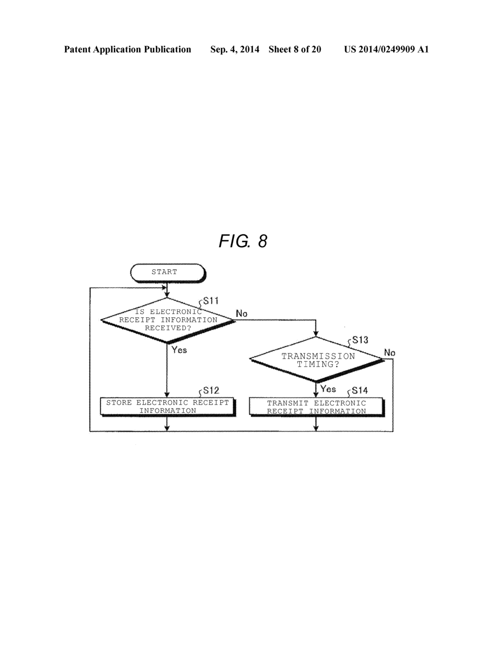 ELECTRONIC RECEIPT SYSTEM, INFORMATION PROCESSING APPARATUS, AND PROGRAM     THEREFOR - diagram, schematic, and image 09