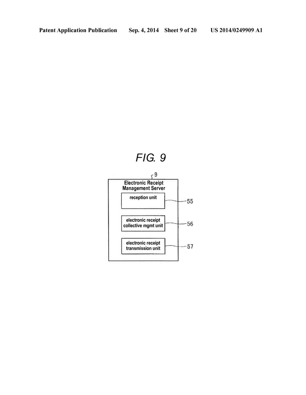 ELECTRONIC RECEIPT SYSTEM, INFORMATION PROCESSING APPARATUS, AND PROGRAM     THEREFOR - diagram, schematic, and image 10