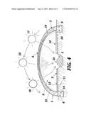 Reflecting parabolic splice solar smelter diagram and image