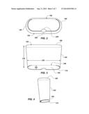 SPLASH-RESISTANT LIDS, CONTAINER ASSEMBLIES INCLUDING SUCH LIDS AND     RELATED METHODS diagram and image