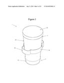 DUAL LUMEN STORAGE AND WASTE CONTAINER diagram and image