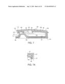 RESEALABLE MOISTURE TIGHT CONTAINER ASSEMBLY FOR STRIPS AND THE LIKE     HAVING A LIP SNAP SEAL diagram and image