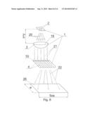 METHOD OF OBTAINING A UNIFORM BEAM OF ELECTROMAGNETIC RADIATION OF     ARBITRARY GEOMETRICAL SHAPE AND A MECHANICAL-OPTICAL DEVICE FOR     APPLICATIONS OF THIS METHOD diagram and image