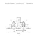 CONTACT GEOMETRY HAVING A GATE SILICON LENGTH DECOUPLED FROM A TRANSISTOR     LENGTH diagram and image