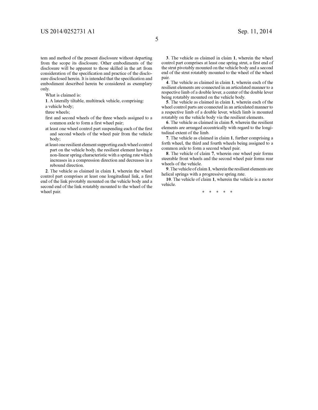 LATERALLY TILTABLE, MULTITRACK VEHICLE - diagram, schematic, and image 11