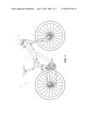 BICYCLE ELECTRONIC DISPLAY AND SHIFT LEVER MOUNT diagram and image