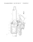 BICYCLE ELECTRONIC DISPLAY AND SHIFT LEVER MOUNT diagram and image