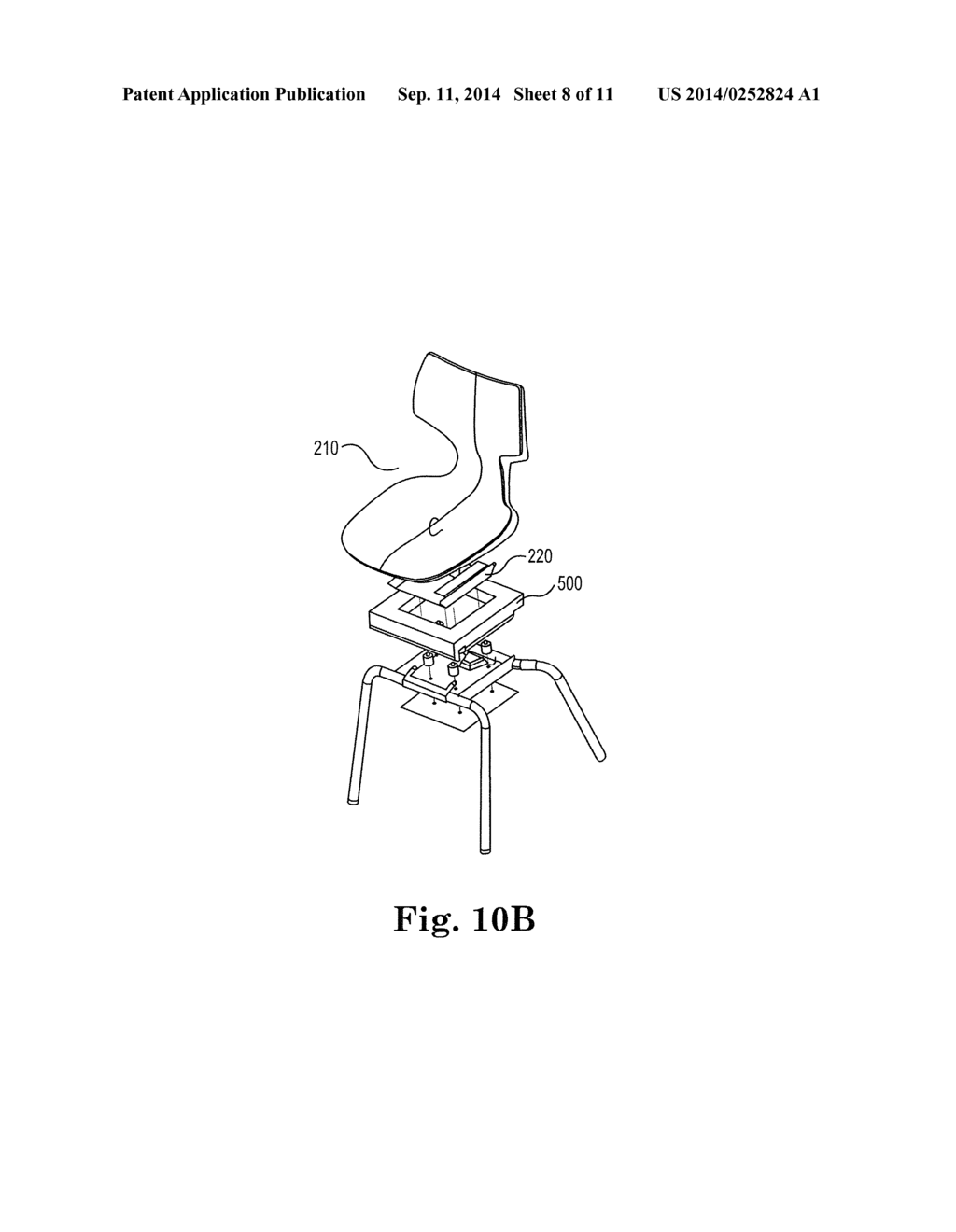 MULTI-DIRECTIONAL BODY MOTION STACK CHAIR - diagram, schematic, and image 09