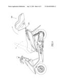 CHILD SAFETY SEAT FOR MOTORCYCLES diagram and image