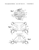 OMNIDIRECTIONAL WHEEL THAT CAN BE DRIVEN BY A MOTOR AND VEHICLE PROVIDED     THEREWITH diagram and image