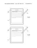 TOUCH SENSITIVE DEVICE WITH STYLUS-BASED GRAB AND PASTE FUNCTIONALITY diagram and image