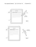 TOUCH SENSITIVE DEVICE WITH STYLUS-BASED GRAB AND PASTE FUNCTIONALITY diagram and image