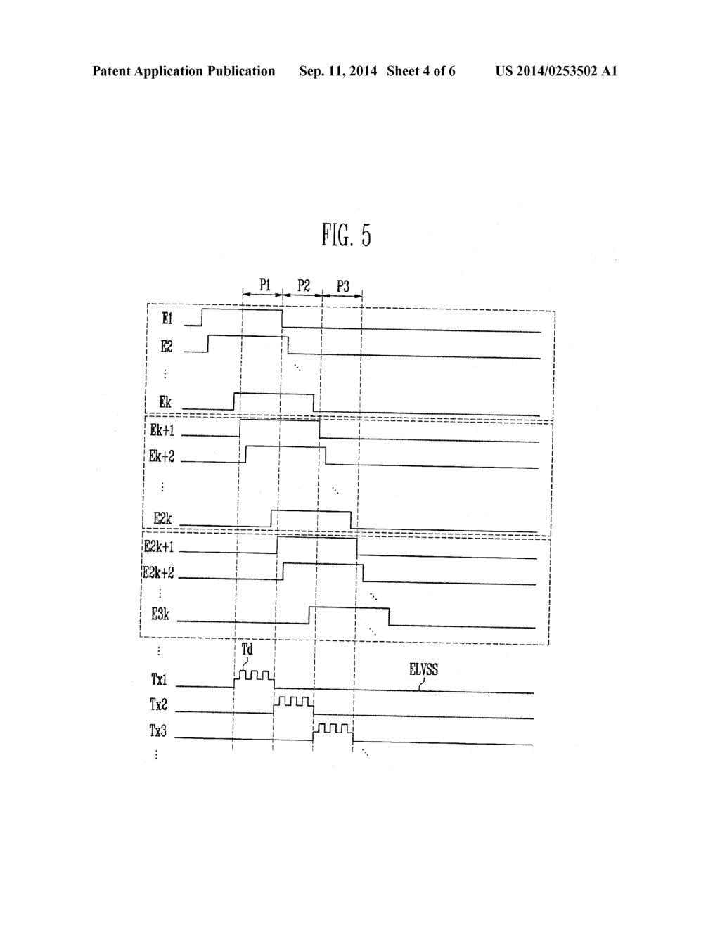 DISPLAY DEVICE INTEGRATED WITH TOUCH SCREEN PANEL AND DRIVING METHOD     THEREOF - diagram, schematic, and image 05