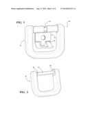 INSERT INJECTION MOLD D-RING FOR TIE DOWN APPLICATION diagram and image