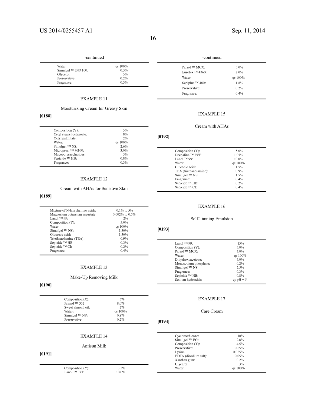 POWDERY EMULSIFYING COMPOSITION OF ALKYL POLYGLYCOSIDES, USE THEREOF FOR     PREPARING COSMETIC EMULSIONS, AND METHOD FOR PREPARING SAME - diagram, schematic, and image 17