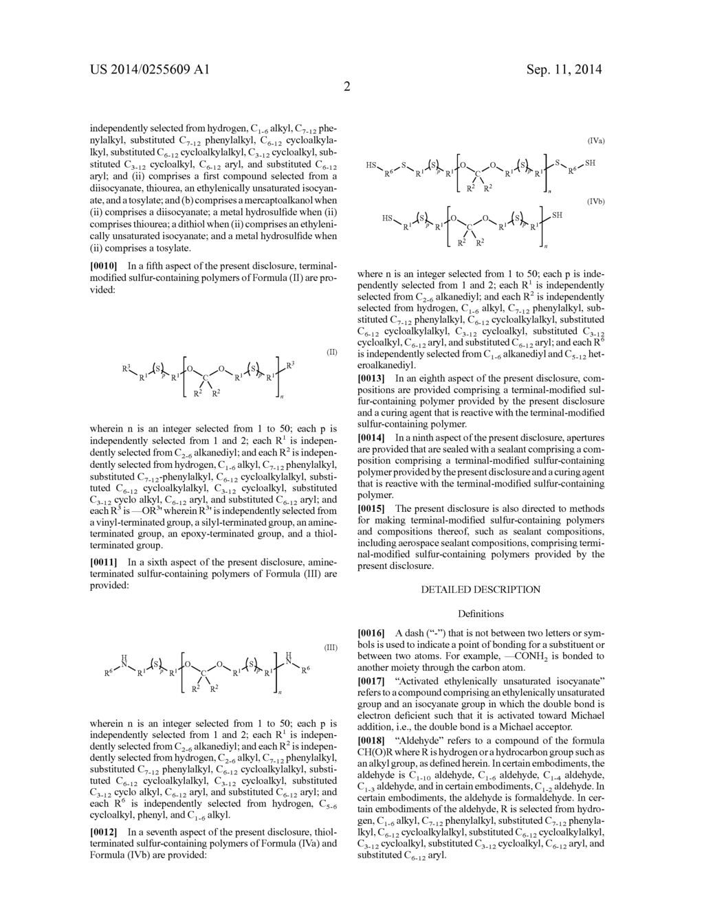 TERMINAL-MODIFIED DIFUNCTIONAL SULFUR-CONTAINING POLYMERS, COMPOSITIONS     THEREOF AND METHODS OF USE - diagram, schematic, and image 03