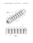 SELF-CURLING NON-WOVEN SLEEVE AND METHOD OF CONSTRUCTION THEREOF diagram and image