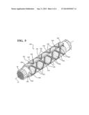 SELF-CURLING NON-WOVEN SLEEVE AND METHOD OF CONSTRUCTION THEREOF diagram and image