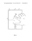 SYSTEM AND METHOD FOR FACILITATING INTERACTION WITH A VIRTUAL SPACE VIA A     TOUCH SENSITIVE SURFACE diagram and image