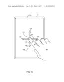 SYSTEM AND METHOD FOR FACILITATING INTERACTION WITH A VIRTUAL SPACE VIA A     TOUCH SENSITIVE SURFACE diagram and image