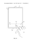 SYSTEM AND METHOD FOR FACILITATING INTERACTION WITH A VIRTUAL SPACE VIA A     TOUCH SENSITIVE SURFACE diagram and image