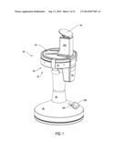 MILL HEAD FOR A BONE MILL, THE MILL HEAD HAVING ONE OR MORE CONTAINMENT     RINGS THAT PREVENT UNWANTED DISCHARGE OF THE CONTENTS OF THE BONE MILL diagram and image