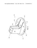 MILL HEAD FOR A BONE MILL, THE MILL HEAD HAVING ONE OR MORE CONTAINMENT     RINGS THAT PREVENT UNWANTED DISCHARGE OF THE CONTENTS OF THE BONE MILL diagram and image