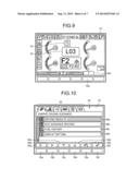 INFORMATION DISPLAY DEVICE OF CONSTRUCTION MACHINE, INFORMATION DISPLAY     METHOD OF CONSTRUCTION MACHINE, AND INFORMATION DISPLAY COMPUTER PROGRAM     OF CONSTRUCTION MACHINE diagram and image