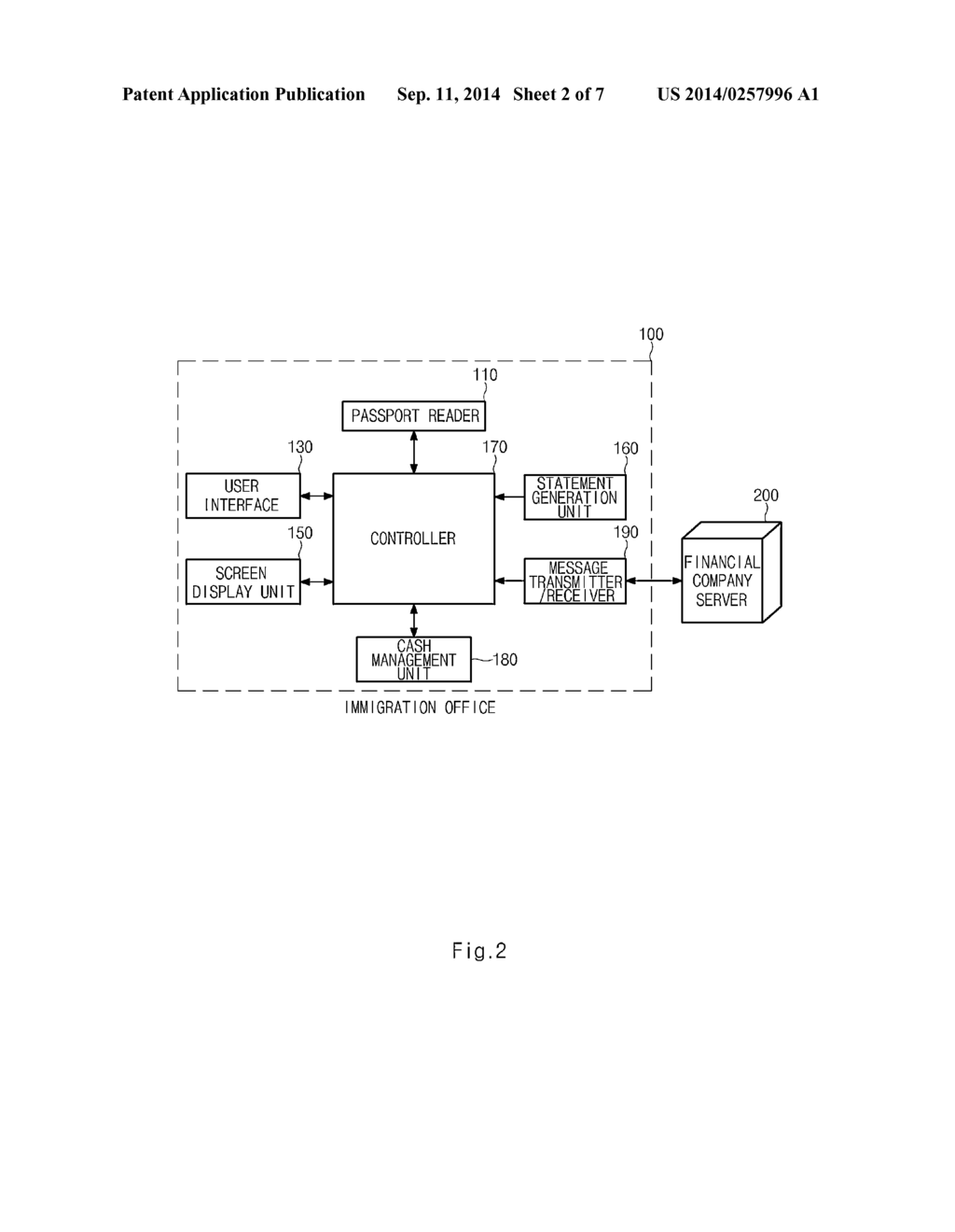 Financial Apparatus, Method and System for Receiving and Refunding Fees - diagram, schematic, and image 03