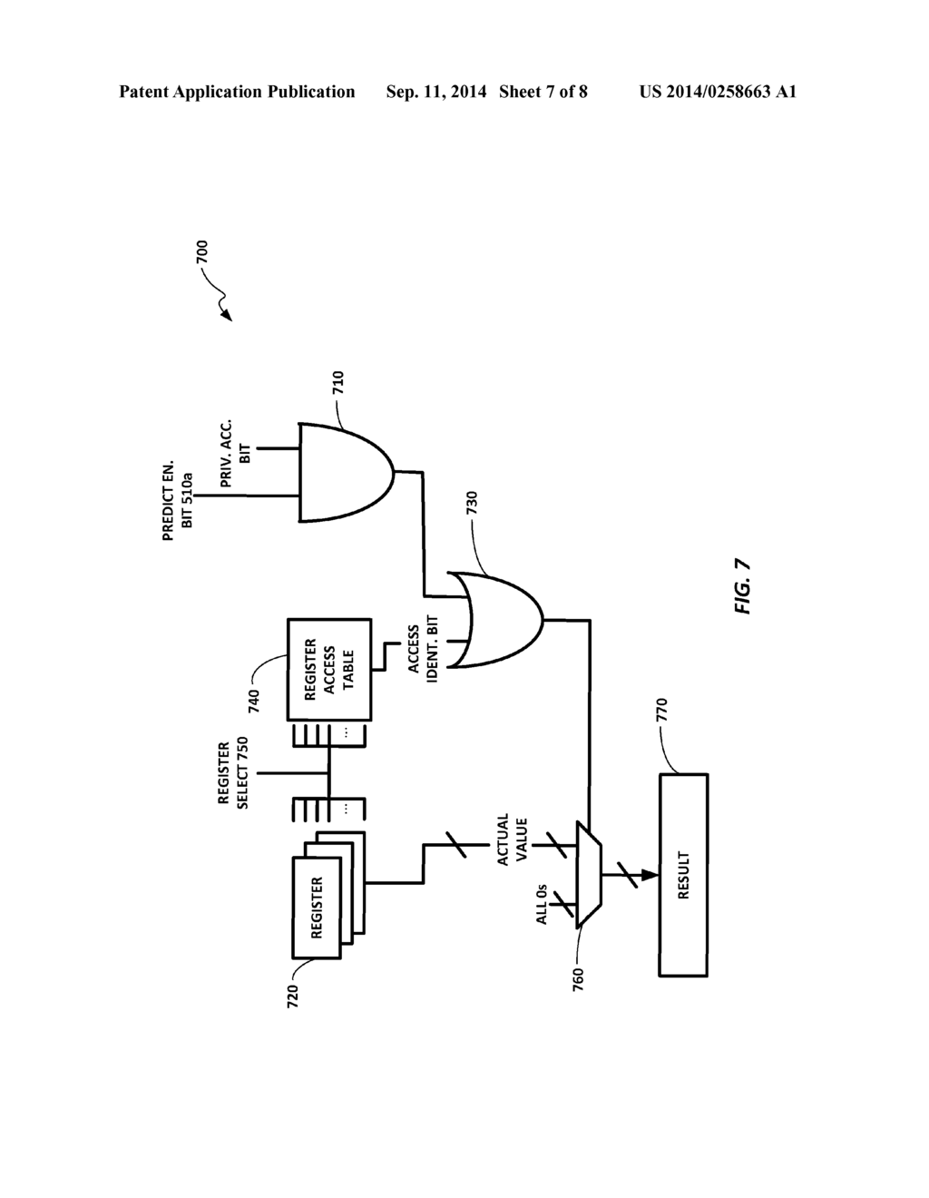 METHOD AND APPARATUS FOR PREVENTING UNAUTHORIZED ACCESS TO CONTENTS OF A     REGISTER UNDER CERTAIN CONDITIONS WHEN PERFORMING A HARDWARE TABLE WALK     (HWTW) - diagram, schematic, and image 08