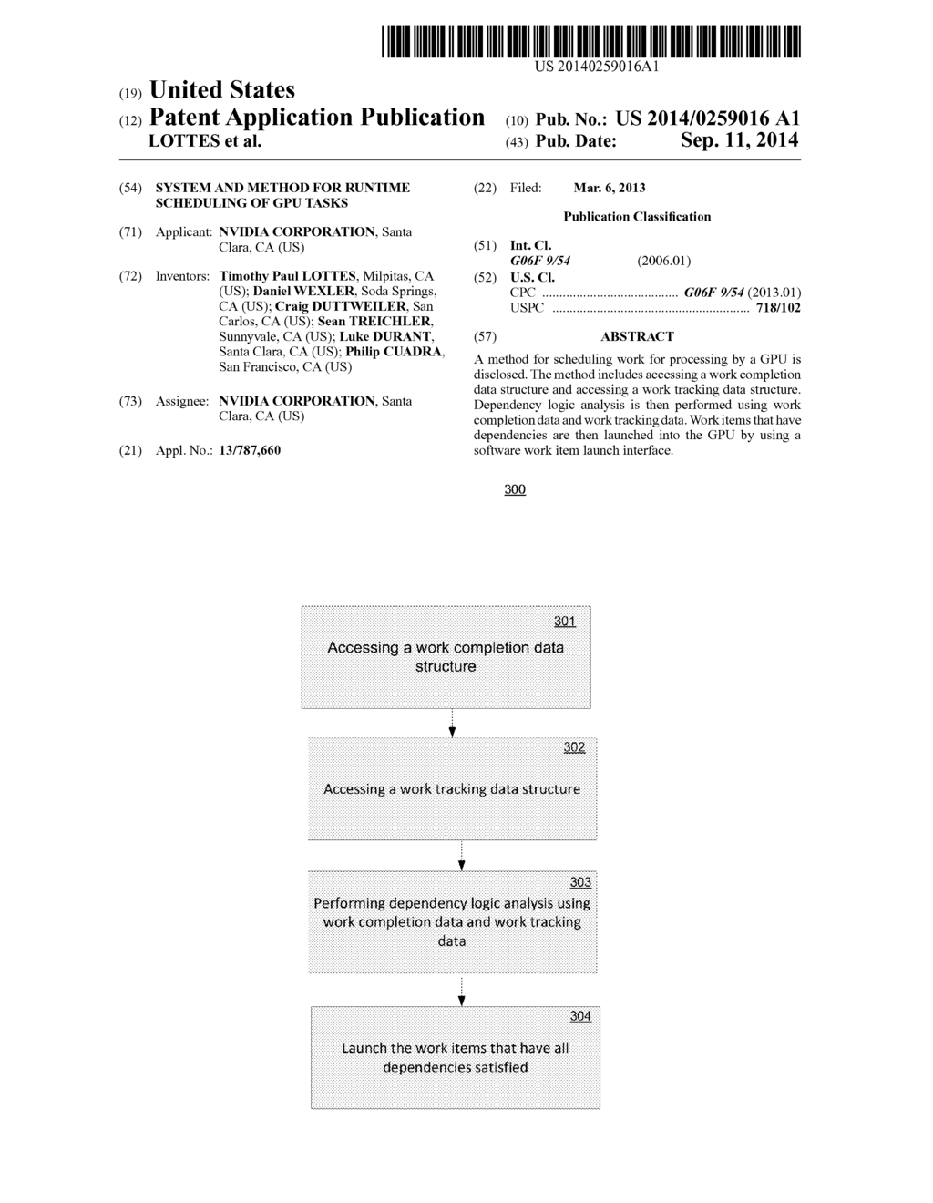 SYSTEM AND METHOD FOR RUNTIME SCHEDULING OF GPU TASKS - diagram, schematic, and image 01