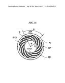 ROTATING DEVICE, MANUFACTURING METHOD THEREOF AND BEARING COMPONENT diagram and image