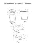 CONSTRUCTIBLE EATING UTENSIL WITH SCOOP FROM FOLDABLE BLANK diagram and image