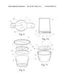 CONSTRUCTIBLE EATING UTENSIL WITH SCOOP FROM FOLDABLE BLANK diagram and image