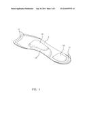 Arch Support Insole for Shoes diagram and image