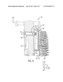 COMBUSTOR END COVER WITH FUEL PLENUMS diagram and image