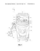 Refrigerant Service Hose Check Valve Device and Method diagram and image