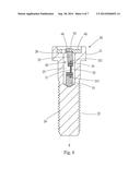 THREADED MEMBER CAPABLE OF DETECTING TENSION diagram and image