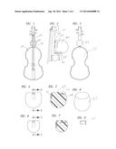 WRIST ALIGNMENT DEVICE FOR STRINGED MUSICAL INSTRUMENTS diagram and image