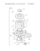 SUPPORTING STRUCTURE FOR ELECTRONIC PAD OF PERCUSSION INSTRUMENT diagram and image