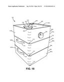 STACKABLE COOKING APPARATUS FOR COOKING A FOOD ITEM AND METHOD OF     MANUFACTURING THE STACKABLE COOKING APPARATUS diagram and image