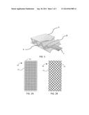 REINFORCEMENT TO PREVENT TEARING AND PROVIDE STRUCTURAL SUPPORT AND     MOISTURE ELIMINATION IN CORRUGATED PAPER BOARD diagram and image