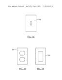 WALL MOUNTED ELECTRICAL DEVICE COVER PLATE ASSEMBLY diagram and image