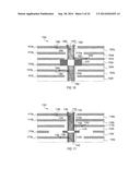 SIMULTANEOUS AND SELECTIVE WIDE GAP PARTITIONING OF VIA STRUCTURES USING     PLATING RESIST diagram and image