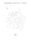 TRACTION WHEEL APPARATUS WITH NON-UNIFORM TREAD TEETH diagram and image