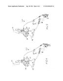 PARKING BRAKE SYSTEM FOR A LAP BAR CONTROLLED ZERO TURN RADIUS MOWER diagram and image